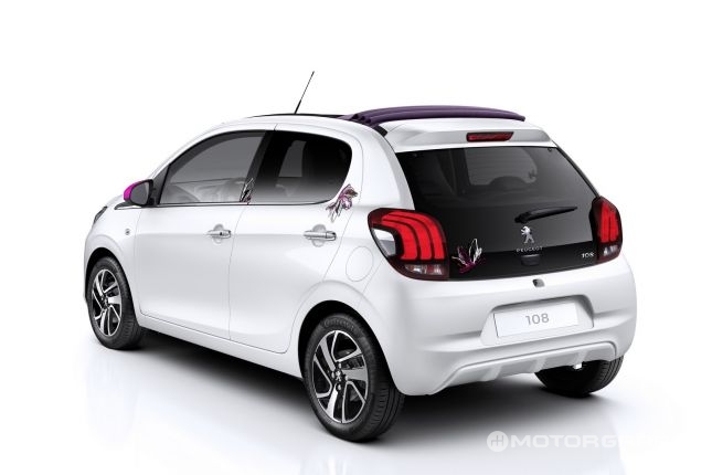 푸조 108은 도시형 자동차를 선호하는 새로운 규칙에 따라 프레임을 따릅니다.