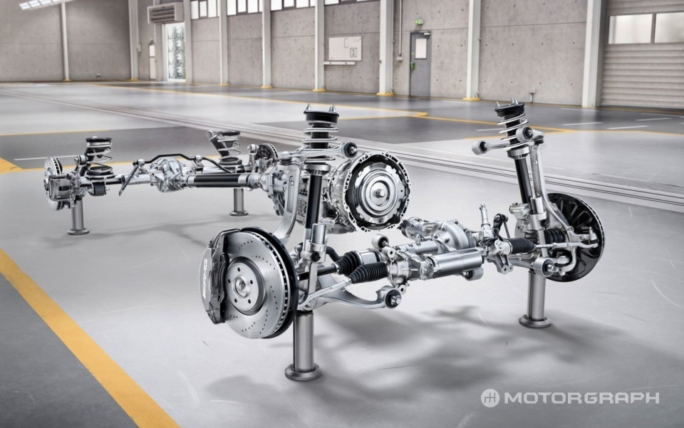 메르세데스-벤츠 G클래스의 섀시 구조