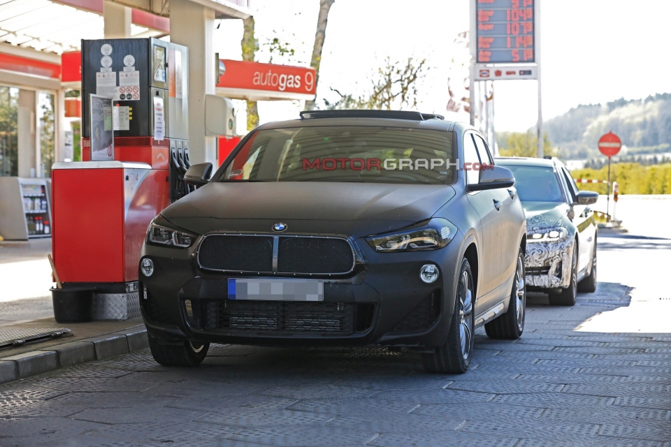 BMW X2 페이스리프트 시험주행차량 (사진제공:S. Baldauf/SB-Medien)<br>