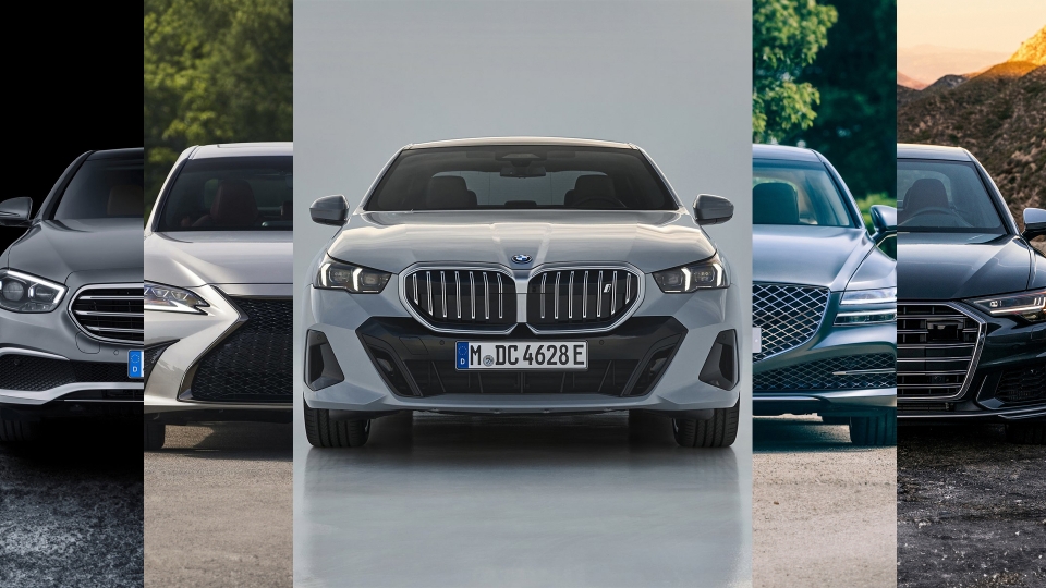 신형 BMW 5시리즈가 벤츠 E-클래스, 렉서스 ES, 아우디 A6 등과 경쟁한다